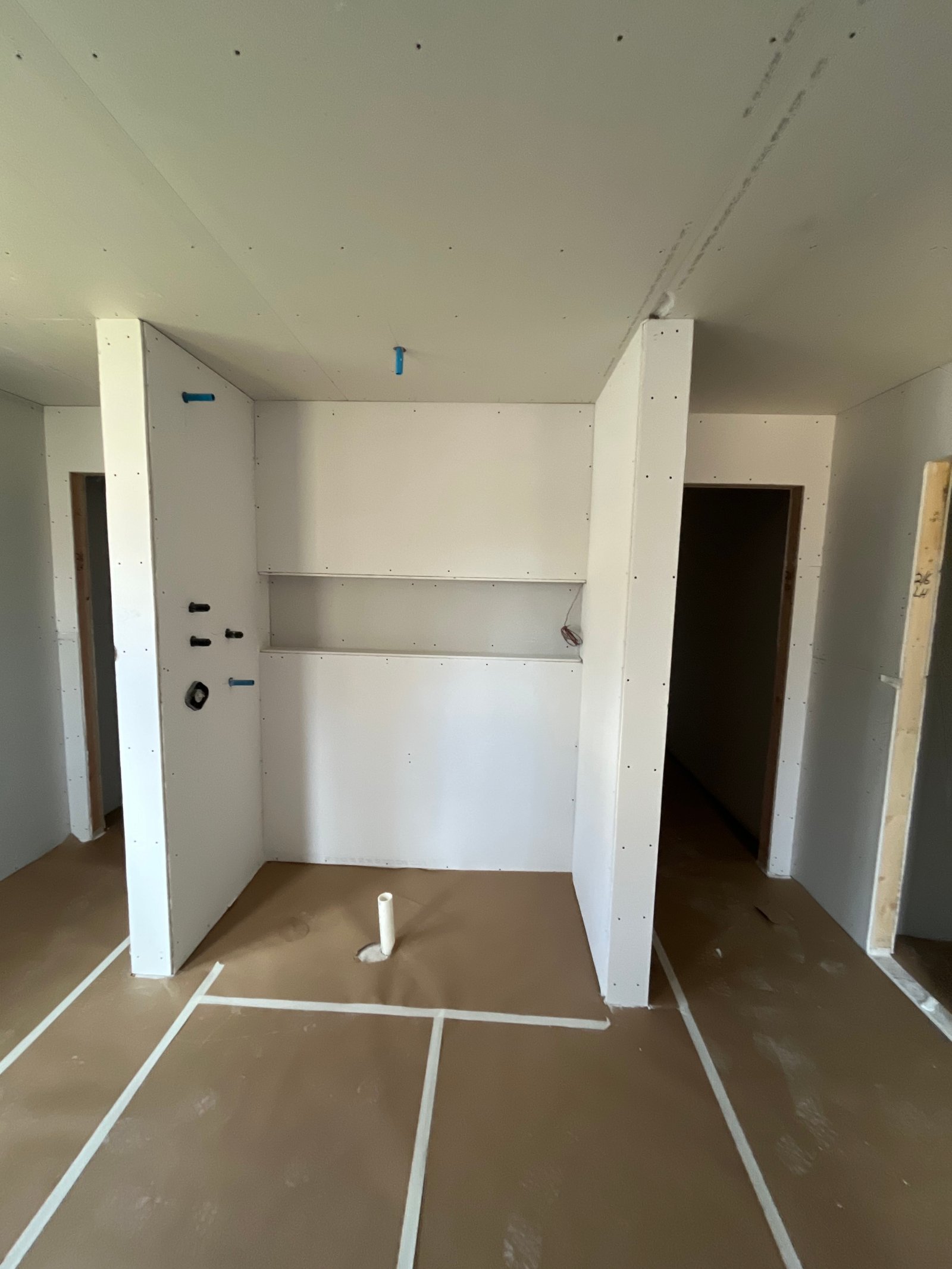 Drywall board installation